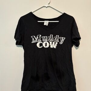 Muddy Cow Black/Res T-Shirt set